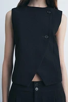 ZW COLLECTION ASYMMETRIC VEST