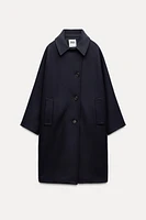 MANTECO WOOL OVERSIZED COAT ZW COLLECTION