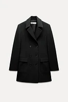 BUTTONED COAT ZW COLLECTION