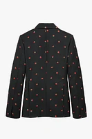 WOOL BLEND STRAWBERRY BLAZER X STEFANO PILATI