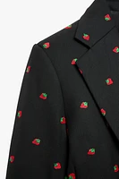 WOOL BLEND STRAWBERRY BLAZER X STEFANO PILATI