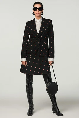 WOOL BLEND STRAWBERRY BLAZER X STEFANO PILATI