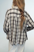 OVERSIZED PLAID SHIRT