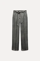 BELTED PANTS ZW COLLECTION