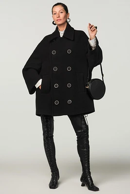 WOOL SLIT OVERSIZE COAT X STEFANO PILATI