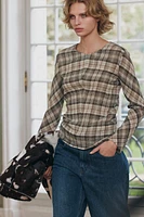 PLAID TOP ZW COLLECTION