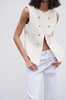 STRUCTURED LONG VEST