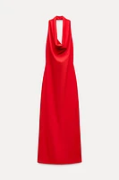 MIDI HALTER DRESS