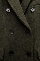 LONG WOOL COAT ZW COLLECTION