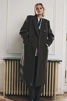 LONG WOOL COAT ZW COLLECTION