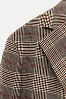 CHECKERED BLAZER ZW COLLECTION