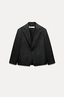 WOOL BLEND BLAZER ZW COLLECTION