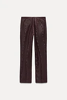 MOIRÉ EFFECT PANTS ZW COLLECTION