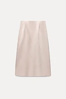 ZIPPER MIDI SKIRT ZW COLLECTION