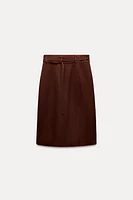 SLITS MIDI SKIRT ZW COLLECTION