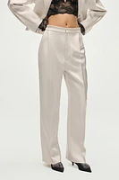 DARTED SATIN EFFECT PANTS ZW COLLECTION