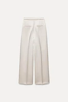 DARTED SATIN EFFECT PANTS ZW COLLECTION