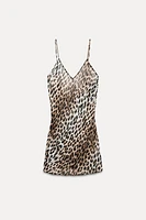 ZW COLLECTION ANIMAL PRINT CUT OUT TOP