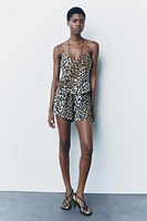 ZW COLLECTION ANIMAL PRINT SHORTS