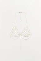 BEADED TRIANGLE BRALETTE