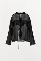 RUFFLED BLOUSE