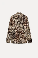 ZW COLLECTION ANIMAL PRINT SHIRT