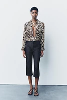 ZW COLLECTION ANIMAL PRINT SHIRT