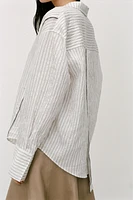 ZW COLLECTION MULTIPOSITIONAL STRIPED SHIRT