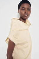 SLEEVELESS WRINKLED TOP ZW COLLECTION