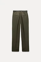 BELTED PANTS ZW COLLECTION