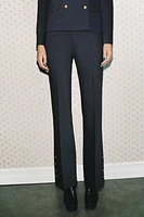 BUTTONED FLARE PANTS ZW COLLECTION