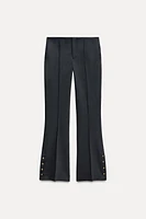 BUTTONED FLARE PANTS ZW COLLECTION