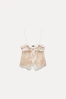 SEQUIN CAMISOLE