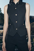 BUTTONED VEST ZW COLLECTION