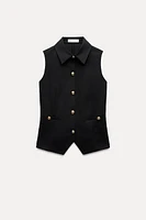 BUTTONED VEST ZW COLLECTION