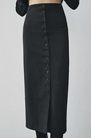 WOOL BLEND PENCIL SKIRT ZW COLLECTION