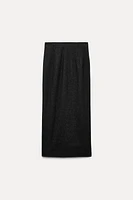 WOOL BLEND PENCIL SKIRT ZW COLLECTION