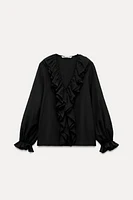 RUFFLED BLOUSE ZW COLLECTION