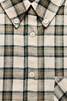 PLAID FLANNEL SHIRT