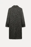 MANTECO WOOL BLEND BOUCLE COAT ZW COLLECTION