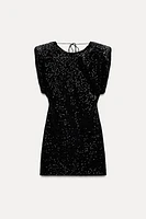 SEQUIN VELVET DRESS ZW COLLECTION