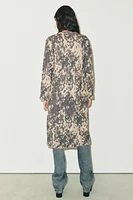 JACQUARD KNIT COAT