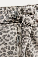 ZW COLLECTION ANIMAL PRINT BALLOON JEANS