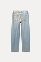 JEANS ZW COLLECTION RELAXED MID WAIST FOIL