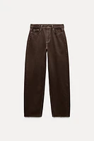 ZW COLLECTION MID-RISE BALLOON JEANS