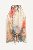 100% SILK SCARF TOP X KATE MOSS