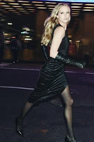 SPARKLY VELVET DRESS