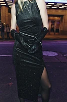 SPARKLY VELVET DRESS