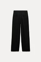 BUTTONED PLEATED PANTS ZW COLLECTION