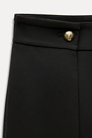 BUTTONED PLEATED PANTS ZW COLLECTION